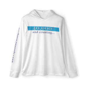 Captain Hook Fishing “40,000 & Counting” UPF 50+ Sun Hoodie (Warmup Performance)