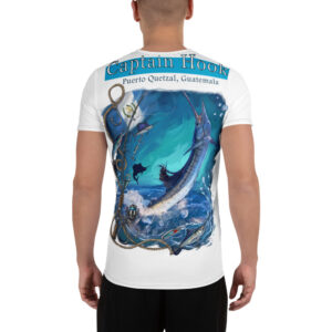 Captain Hook Fishing 40,000th & Counting Athletic Performance Shirt